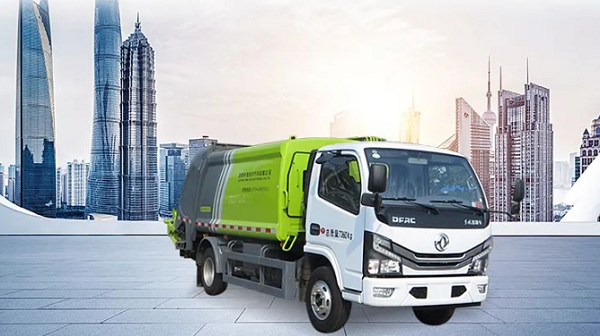 凌宇壓縮式垃圾車-固廢生活垃圾污物克星！